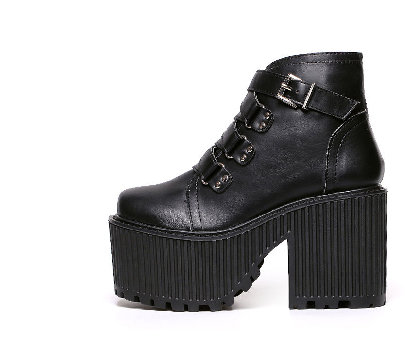 High Heel Ankle Boots, Martin Boots, Heeled Martin Boots